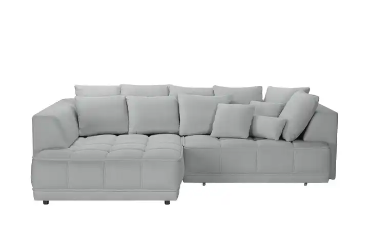 Twist Ecksofa Tiga Hellgrau links Erweiterte Funktion Mikrofaser