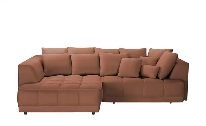 Twist Ecksofa Tiga Terracotta links Erweiterte Funktion Mikrofaser