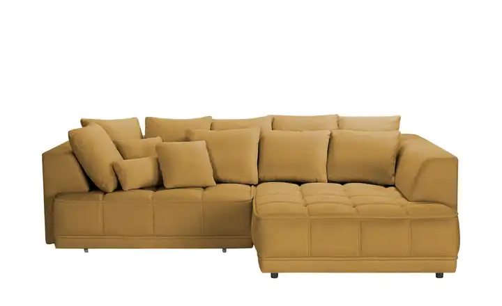 Twist Ecksofa Tiga Gelb rechts ohne Mikrofaser