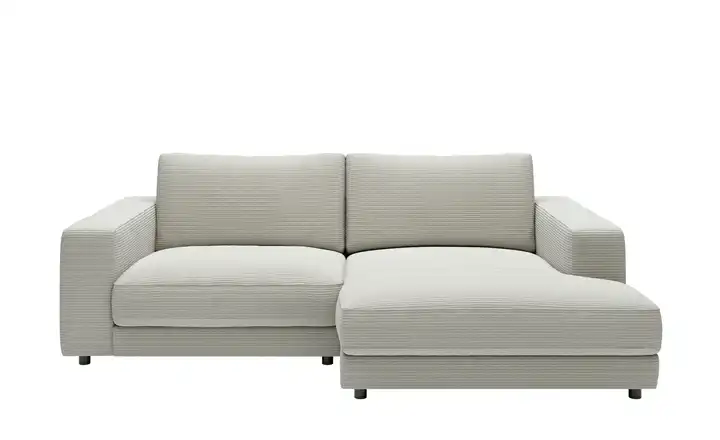 Jette Home Ecksofa in Cord Sila Cordstoff Hellgrau rechts