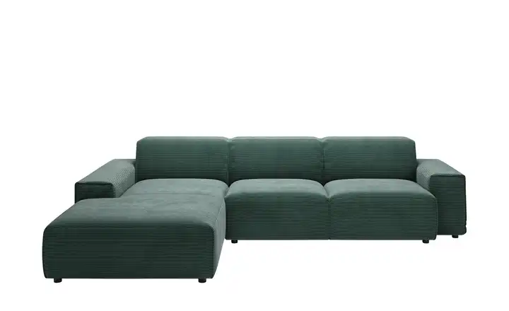 Gray & Jones Ecksofa Baltic Breeze Tannengr�ün links Cordstoff Armlehne Typ 1