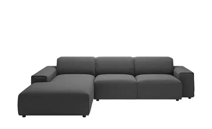 Gray & Jones Ecksofa Baltic Breeze Dunkelgrau links Mikrofaser Armlehne Typ 1