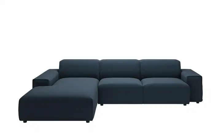 Gray & Jones Ecksofa Baltic Breeze Dunkelblau links Mikrofaser Armlehne Typ 1