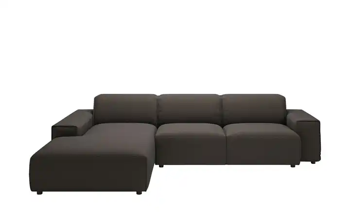 Gray & Jones Ecksofa Baltic Breeze Moccabraun links Mikrofaser Armlehne Typ 1