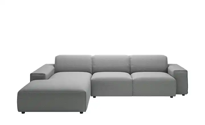 Gray & Jones Ecksofa Baltic Breeze Grau links Mikrofaser Armlehne Typ 1
