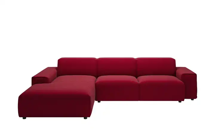Gray & Jones Ecksofa Baltic Breeze Rot links Mikrofaser Armlehne Typ 1