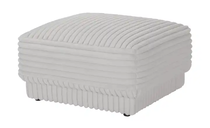 Twist Hocker Torrino Silbergrau