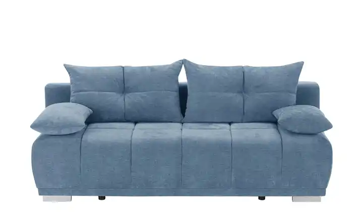 Twist Schlafsofa mit Boxspringpolsterung Gala Blau Webstoff