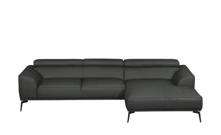 Ravensberger Werkstätten Ecksofa Atlanta Schwarz rechts Erweiterte Funktion
