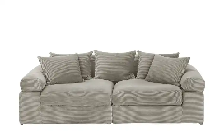 smart Big Sofa Lionore Schlamm Cordstoff