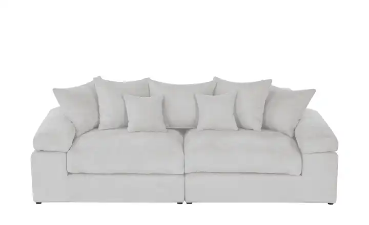 smart Big Sofa Lionore Silbergrau Chenille