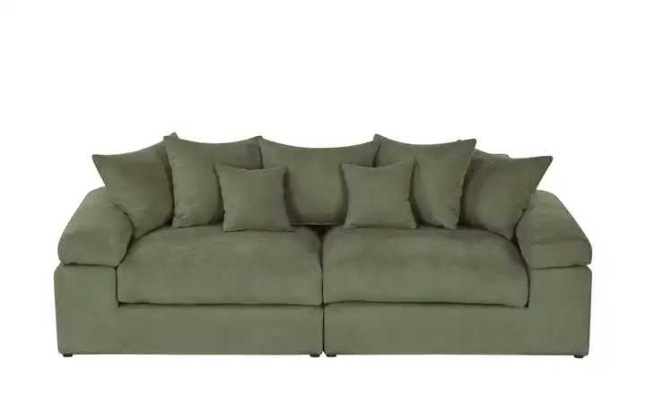 smart Big Sofa Lionore Grün Chenille