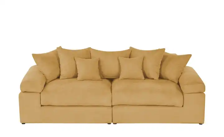 smart Big Sofa Lionore Gelb Chenille