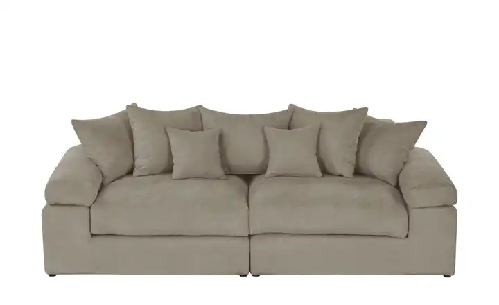 smart Big Sofa Lionore Schlamm Chenille