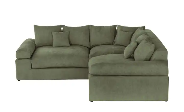 smart Ecksofa Lionore Grün Chenille