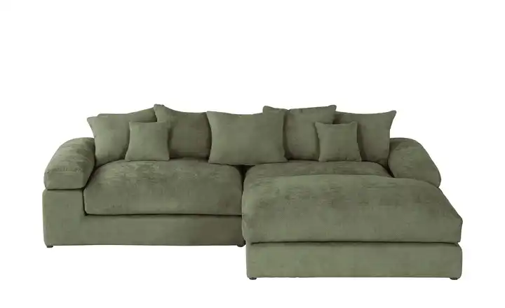 smart Ecksofa Lionore Grün rechts Chenille