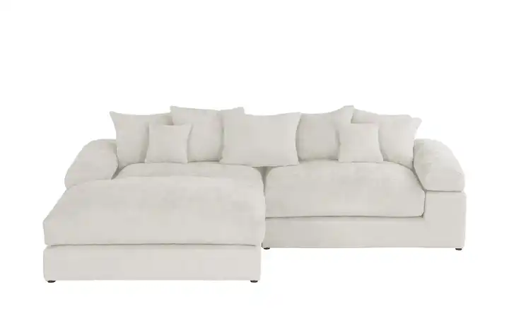 smart Ecksofa Lionore Natur links Chenille