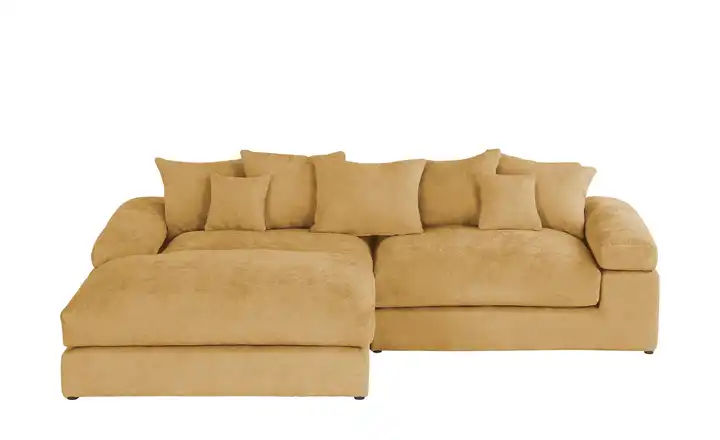 smart Ecksofa Lionore Gelb links Chenille