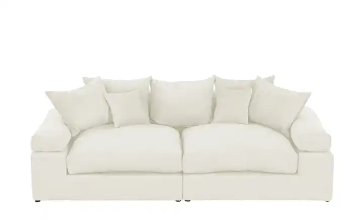 smart Big Sofa Lionore Creme Webstoff