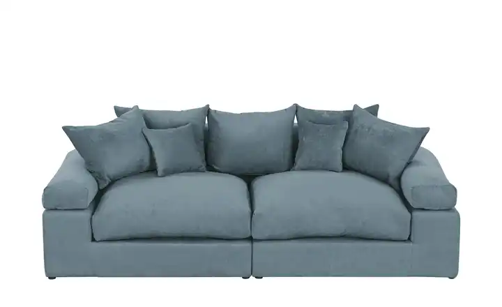 smart Big Sofa Lionore Blau Webstoff