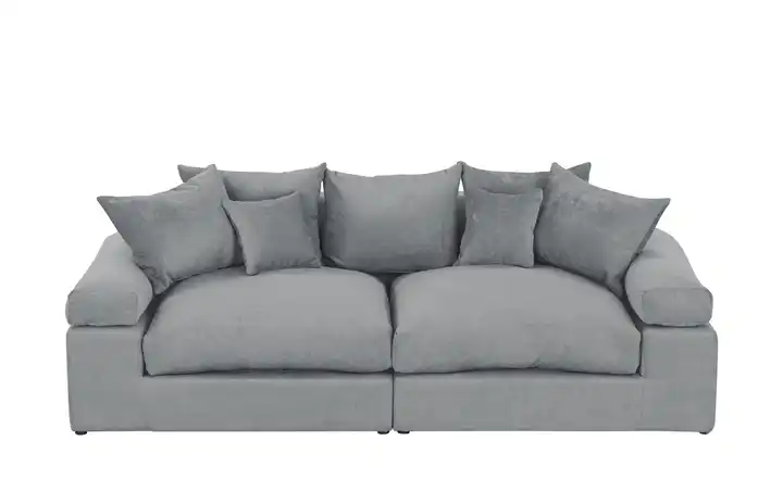 smart Big Sofa Lionore Grau Webstoff