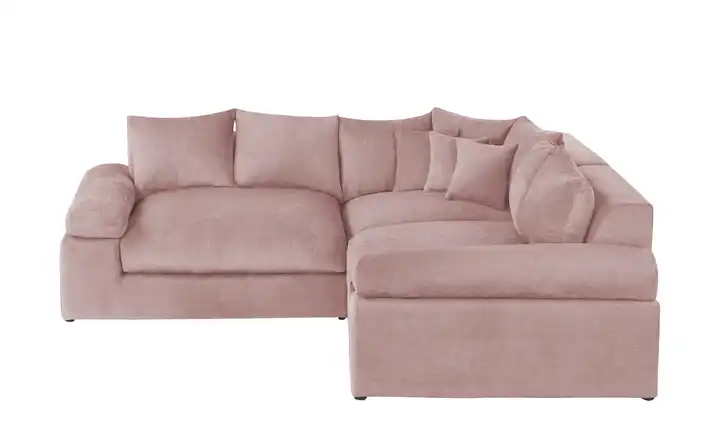 smart Ecksofa Lionore Altrosa Webstoff