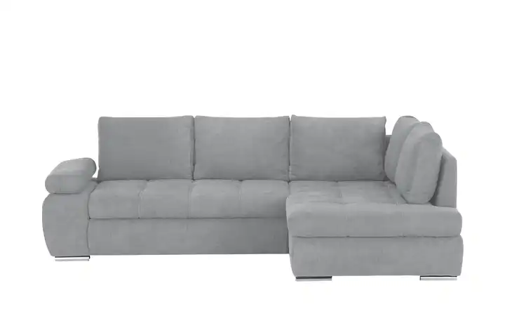 Twist Ecksofa Sky Silbergrau rechts Grundfunktion