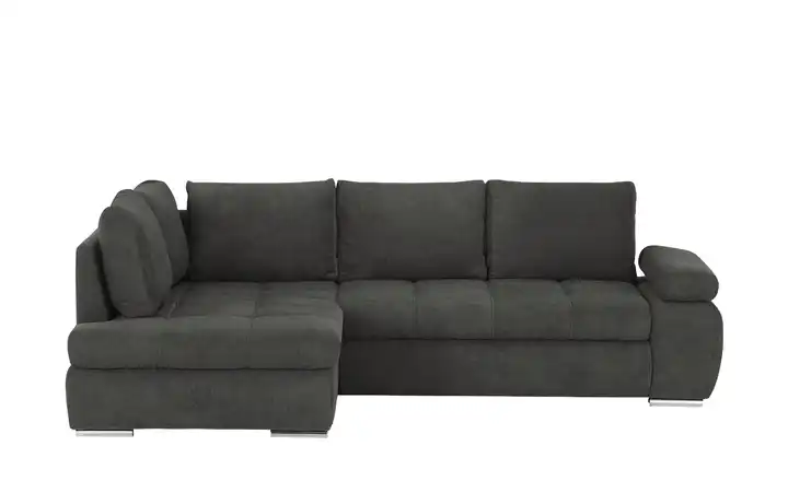 Twist Ecksofa Sky Schwarz links Grundfunktion
