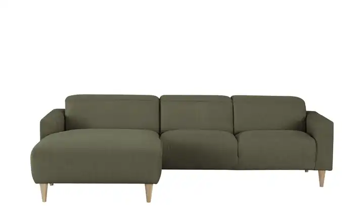 Ecksofa Leevke links Grün