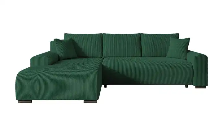Ecksofa Nelly Grün links