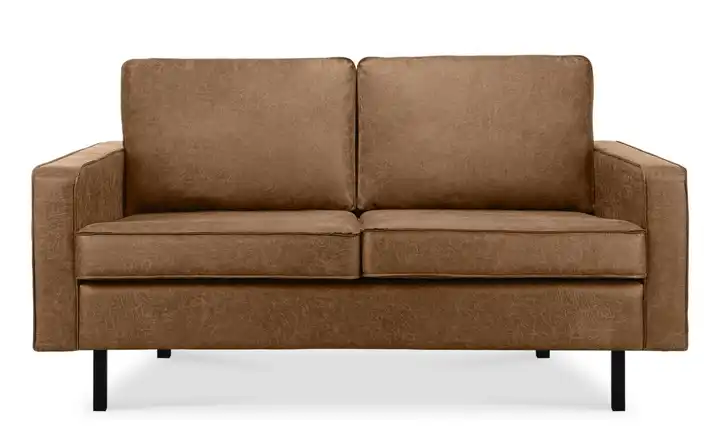 KONSIMO Einzelsofa Invia Braun 2 recyceltes Leder