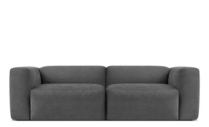 KONSIMO Einzelsofa Buffo Steingrau 4 Webstoff
