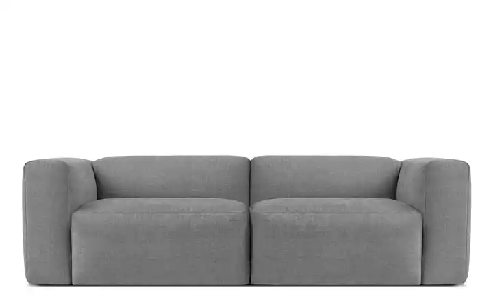 KONSIMO Einzelsofa Buffo Silbergrau 4 Webstoff