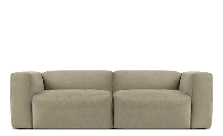 KONSIMO Einzelsofa Buffo Hellbraun 4 Webstoff
