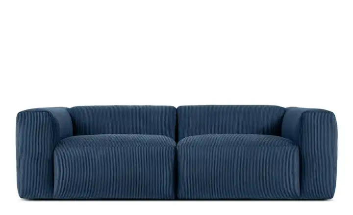 KONSIMO Einzelsofa Buffo Mitternachtsblau 4 Cordstoff