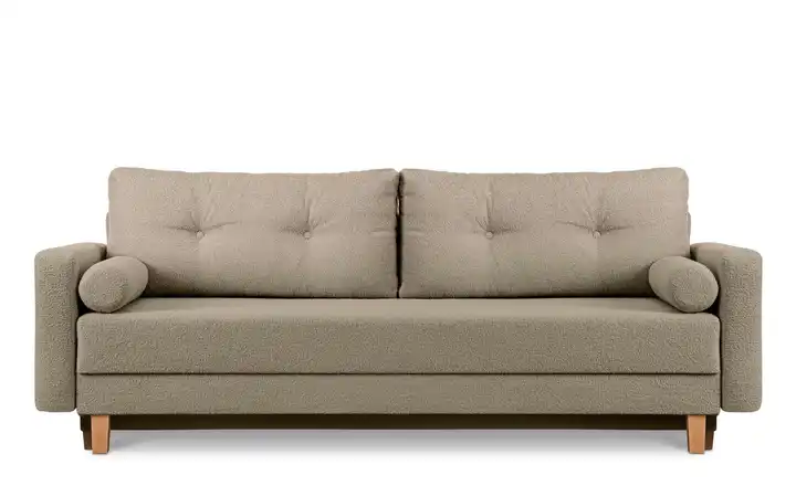 KONSIMO Einzelsofa Eriso Braun Boucléstoff