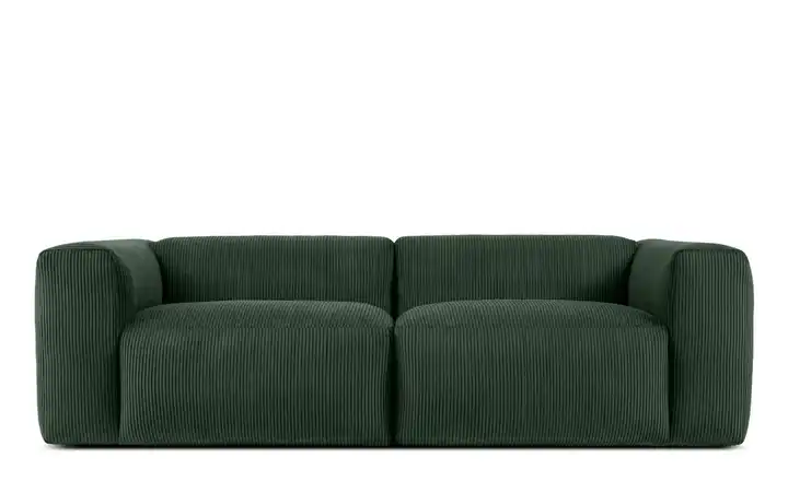 KONSIMO Einzelsofa Buffo Dunkelgrün 4 Cordstoff