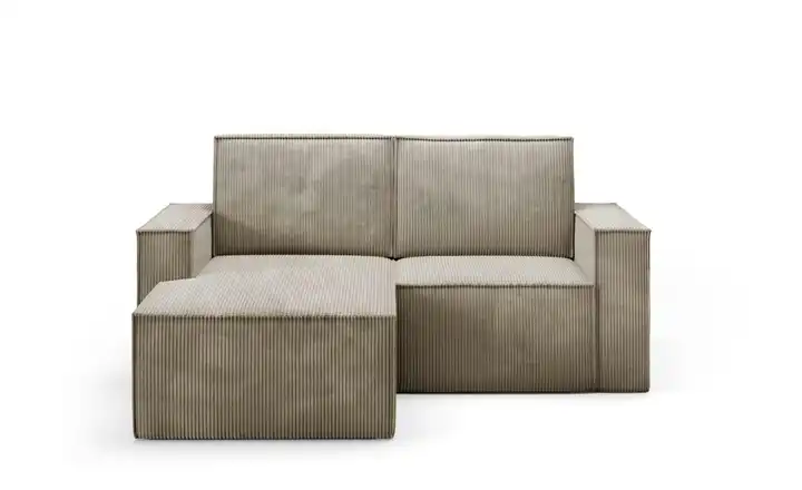 Orto Ecksofa Hellbraun links