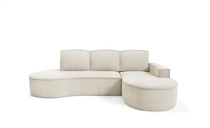 Ecksofa Flow Hellbeige