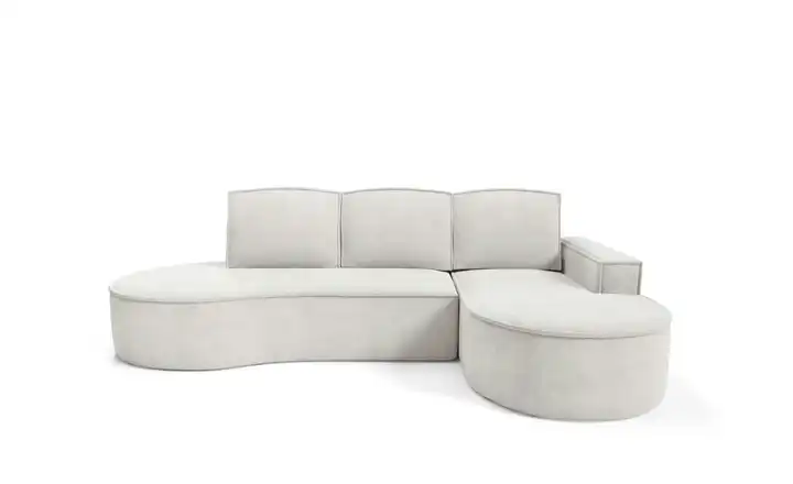 Ecksofa Flow Cremeweiß