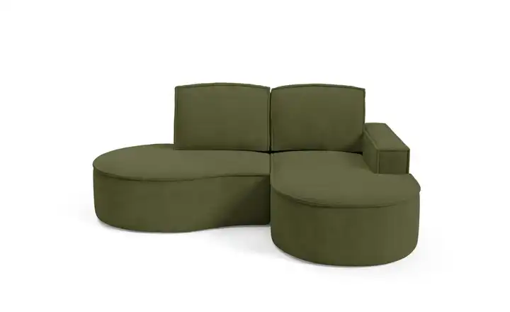 Ecksofa Flow Grün