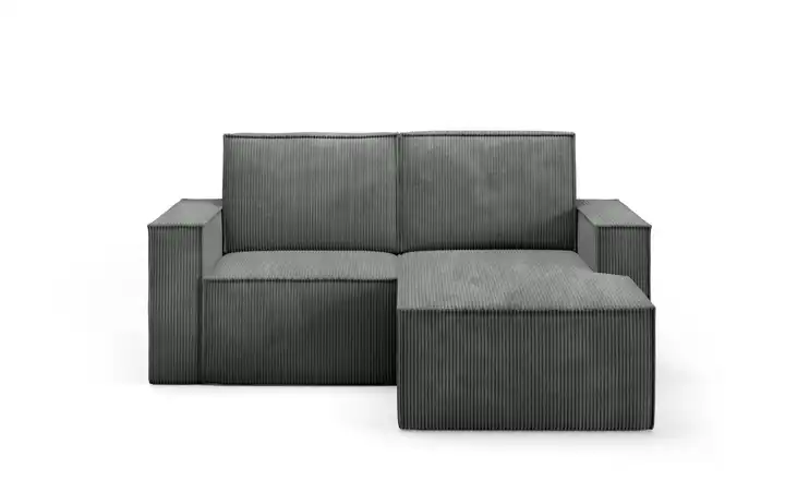 Orto Ecksofa Dunkelgrau rechts