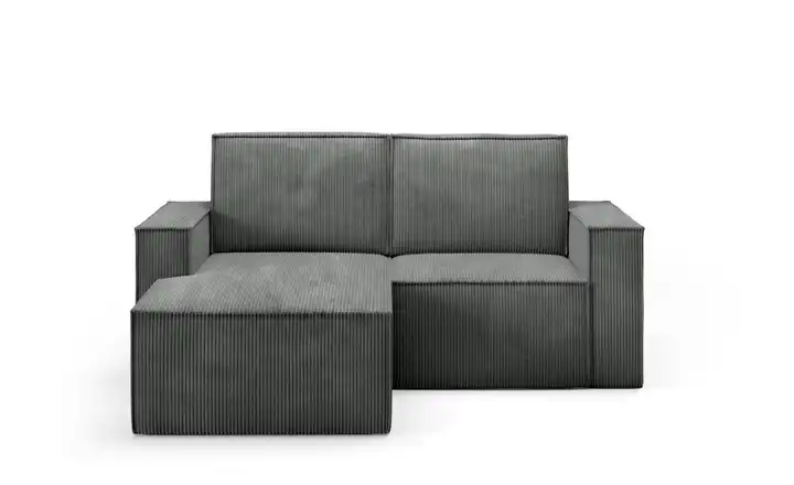 Orto Ecksofa Dunkelgrau links