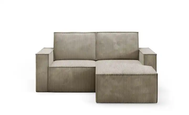 Orto Ecksofa Hellbraun rechts