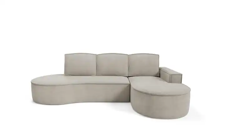 Ecksofa Flow Dunkelbeige