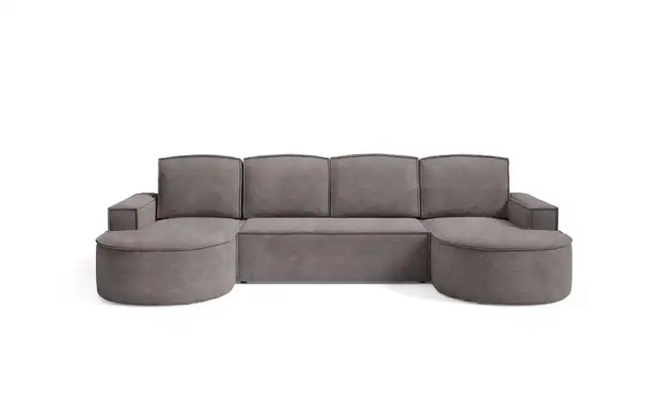 Wohnlandschaft Flow Mausgrau