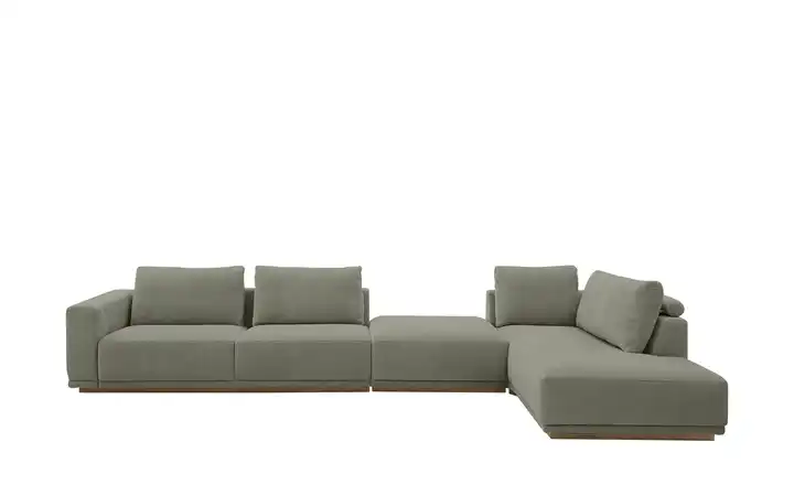 Musterring Ecksofa JustB! PM200 rechts Olivgrün ohne