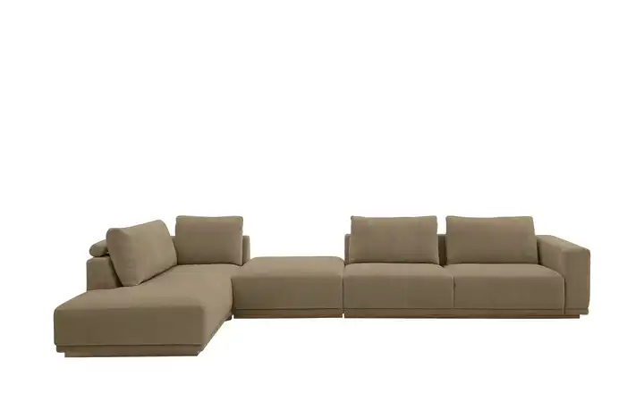 Musterring Ecksofa JustB! PM200 links Hellbraun ohne