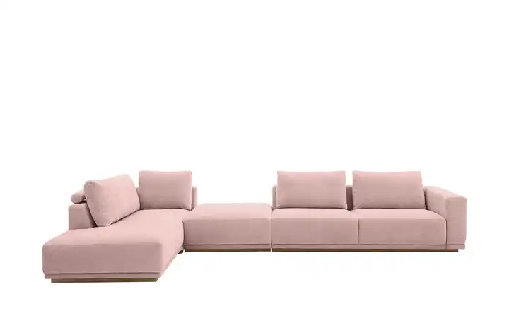 Musterring Ecksofa JustB! PM200 links Rosa ohne