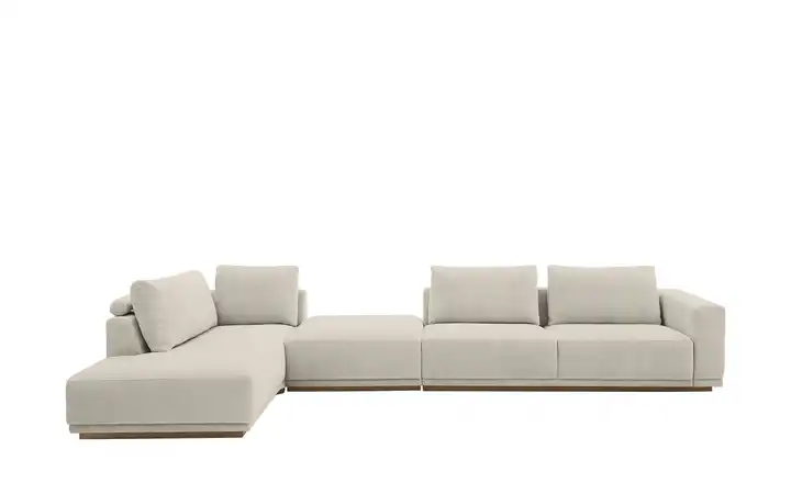 Musterring Ecksofa JustB! PM200 links Silbergrau ohne